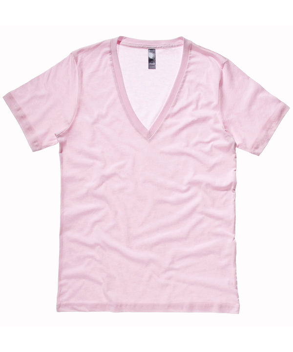 Unisex Jersey deep v-neck t-shirt