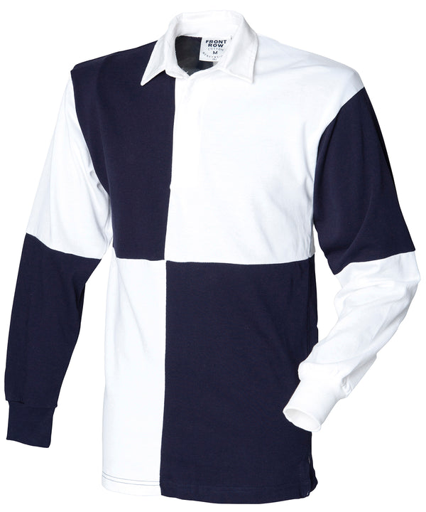 Quartered rugby shirt