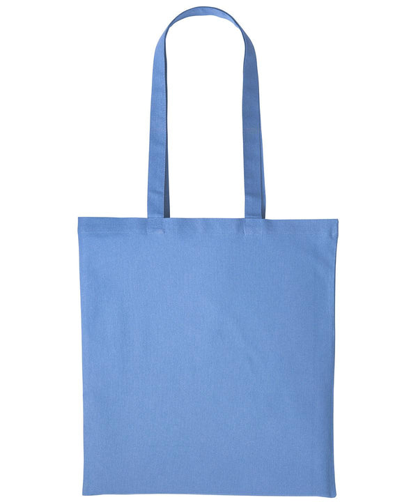 Cornflower Blue - Cotton shopper long handle Bags Nutshell® Bags & Luggage, Crafting, Must Haves, Perfect for DTG print Schoolwear Centres