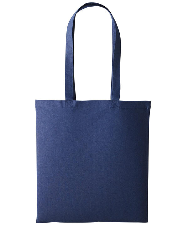 Oxford Navy (Navy) - Cotton shopper long handle Bags Nutshell® Bags & Luggage, Crafting, Must Haves, Perfect for DTG print Schoolwear Centres