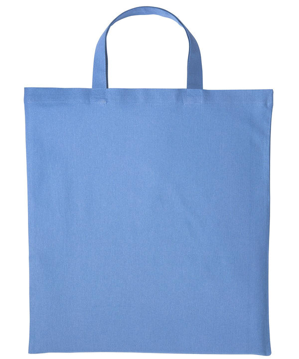 Cornflower Blue - Cotton shopper short handle Bags Nutshell® Bags & Luggage, Crafting, Gifting, Must Haves, Perfect for DTG print Schoolwear Centres