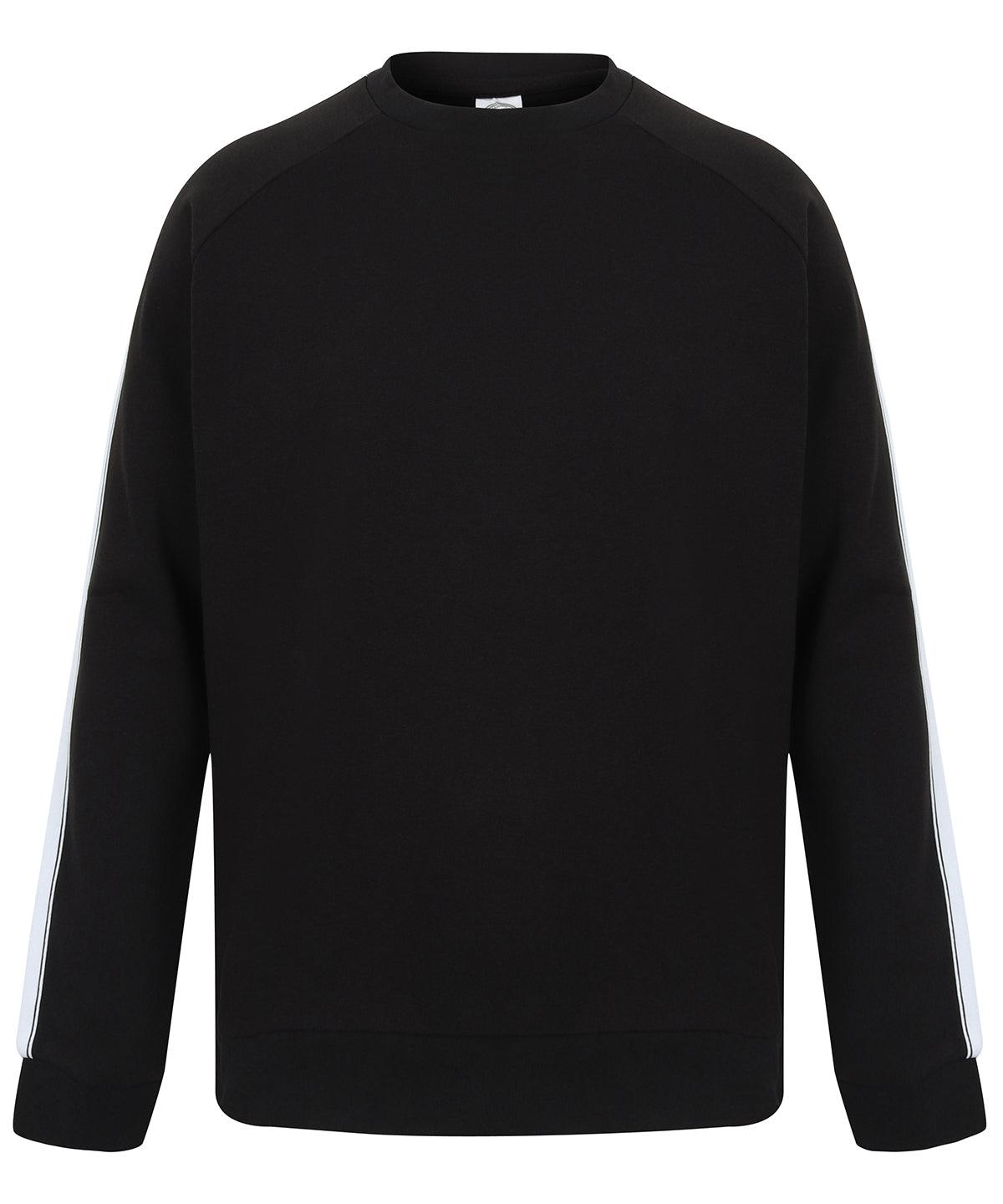 Black/White - Unisex contrast sweatshirt Sweatshirts SF Co-ords, Lounge Sets, Luxe Streetwear, Rebrandable, Street Casual, Streetwear, Sublimation, Sweatshirts, Tracksuits Schoolwear Centres