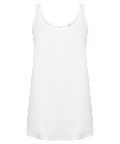 White - Women's slounge vest Vests SF Rebrandable, T-Shirts & Vests Schoolwear Centres