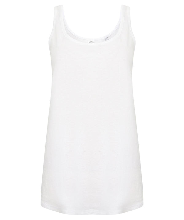 White - Women's slounge vest Vests SF Rebrandable, T-Shirts & Vests Schoolwear Centres