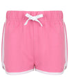 Bright Pink/White - Kids retro shorts Shorts SF Minni Junior Schoolwear Centres