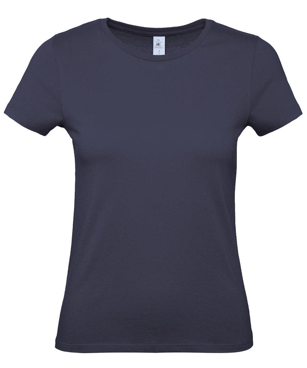 Navy - B&C #E150 /women T-Shirts B&C Collection Holiday Season, Hyperbrights and Neons, Must Haves, Plus Sizes, T-Shirts & Vests Schoolwear Centres