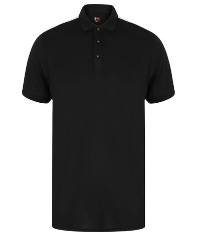 Contrast panel polo 