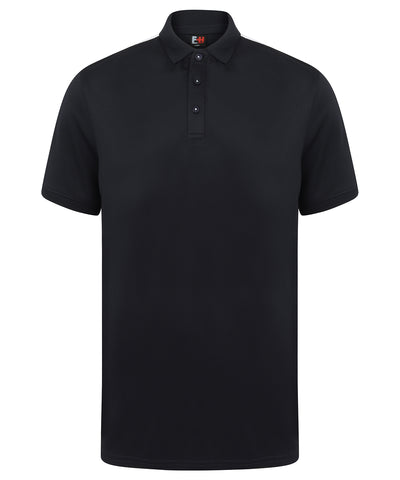 Contrast panel polo 
