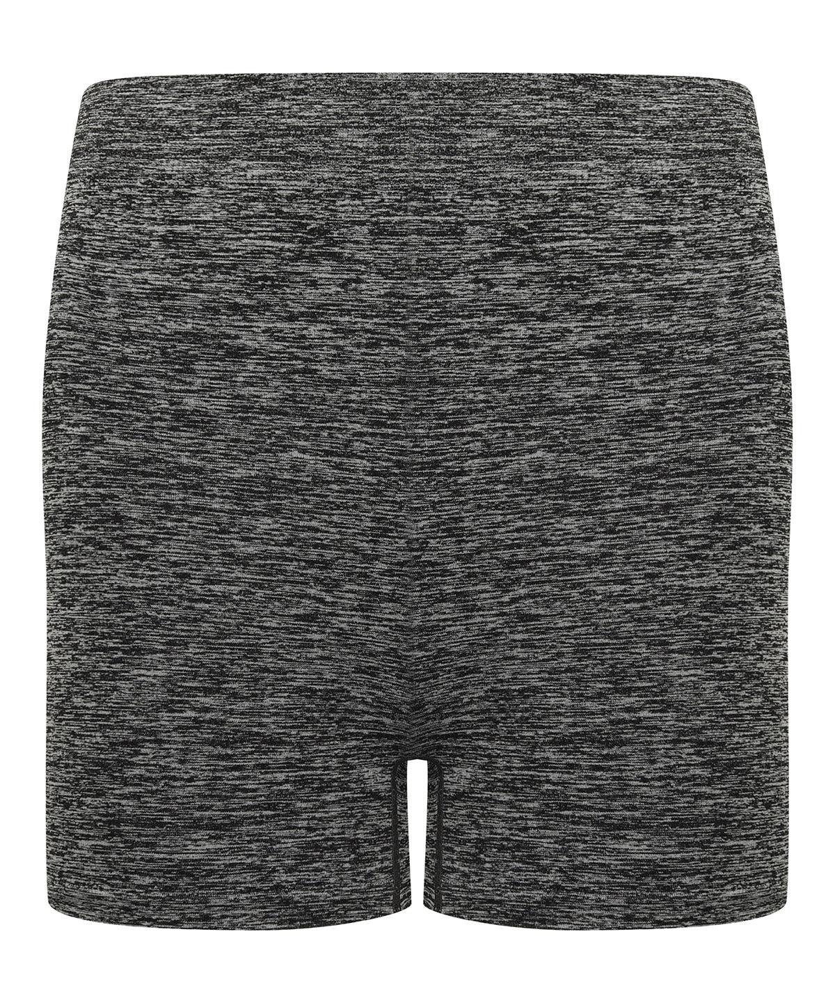 Dark Grey Marl - Women's seamless shorts Shorts Tombo Athleisurewear, New Colours For 2022, Rebrandable, Sports & Leisure, Trousers & Shorts Schoolwear Centres