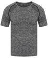 Dark Grey Marl - Seamless short-sleeved top Baselayers Tombo Activewear & Performance, Athleisurewear, Baselayers, Rebrandable, Sports & Leisure Schoolwear Centres