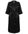 Black - Women's satin robe Robes Towel City Gifting, Gifting & Accessories, Homewares & Towelling, Lounge & Underwear, Rebrandable Schoolwear Centres