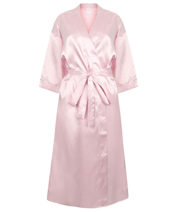 Light Pink - Women's satin robe Robes Towel City Gifting, Gifting & Accessories, Homewares & Towelling, Lounge & Underwear, Rebrandable Schoolwear Centres