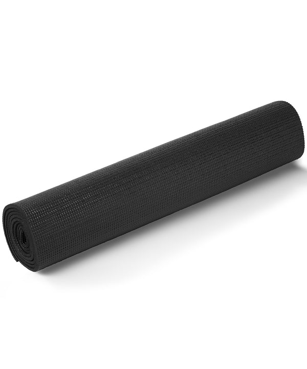 Black - TriDri® Yoga and fitness mat Yoga Mats TriDri® Activewear & Performance, Exclusives, Gifting & Accessories, Rebrandable, Sports & Leisure Schoolwear Centres