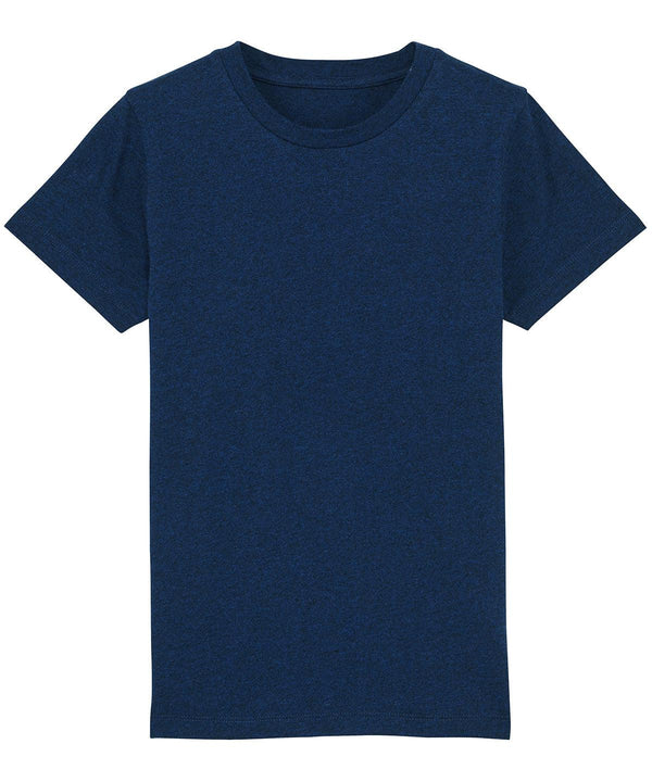 Black Heather Blue - Kids mini Creator iconic t-shirt (STTK909) T-Shirts Stanley/Stella 2022 Spring Edit, Exclusives, Junior, Must Haves, New Colours for 2021, New Colours For 2022, New Colours for 2023, Organic & Conscious, Raladeal - Recently Added, Raladeal - Stanley Stella, Stanley/ Stella, T-Shirts & Vests Schoolwear Centres