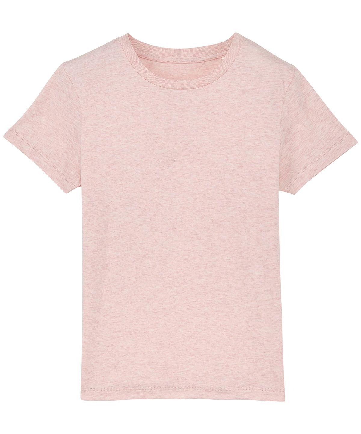 Cream Heather Pink - Kids mini Creator iconic t-shirt (STTK909) T-Shirts Stanley/Stella 2022 Spring Edit, Exclusives, Junior, Must Haves, New Colours for 2021, New Colours For 2022, New Colours for 2023, Organic & Conscious, Raladeal - Recently Added, Raladeal - Stanley Stella, Stanley/ Stella, T-Shirts & Vests Schoolwear Centres