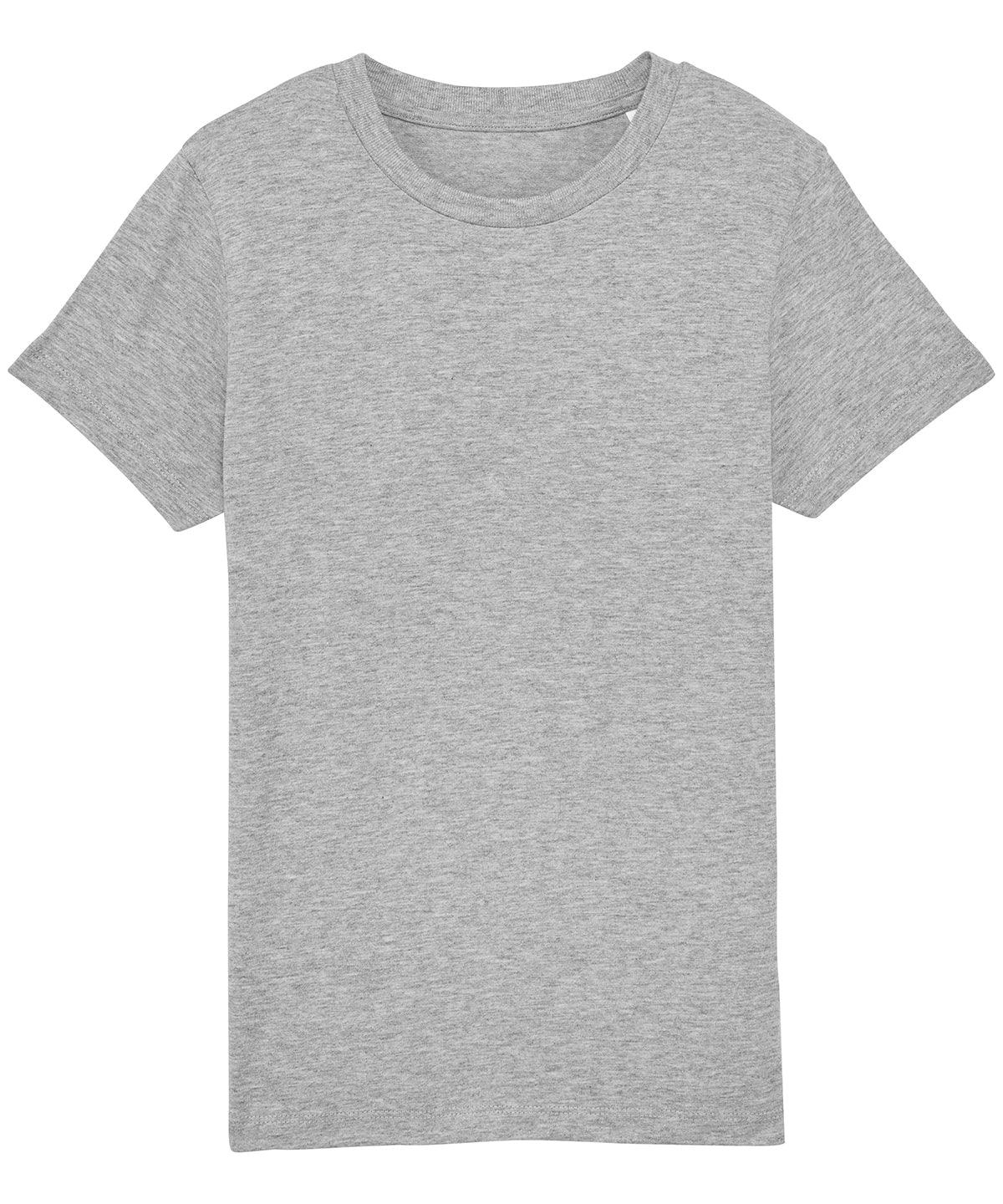 Heather Grey - Kids mini Creator iconic t-shirt (STTK909) T-Shirts Stanley/Stella 2022 Spring Edit, Exclusives, Junior, Must Haves, New Colours for 2021, New Colours For 2022, New Colours for 2023, Organic & Conscious, Raladeal - Recently Added, Raladeal - Stanley Stella, Stanley/ Stella, T-Shirts & Vests Schoolwear Centres