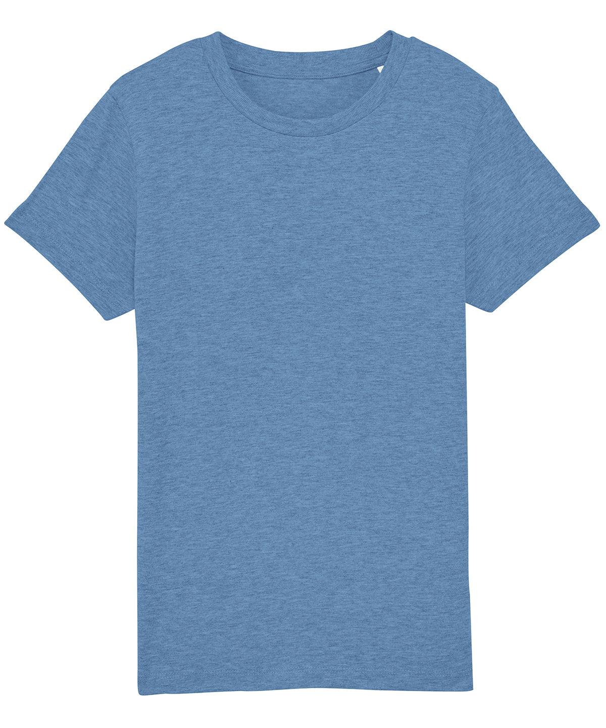 Mid Heather Blue - Kids mini Creator iconic t-shirt (STTK909) T-Shirts Stanley/Stella 2022 Spring Edit, Exclusives, Junior, Must Haves, New Colours for 2021, New Colours For 2022, New Colours for 2023, Organic & Conscious, Raladeal - Recently Added, Raladeal - Stanley Stella, Stanley/ Stella, T-Shirts & Vests Schoolwear Centres