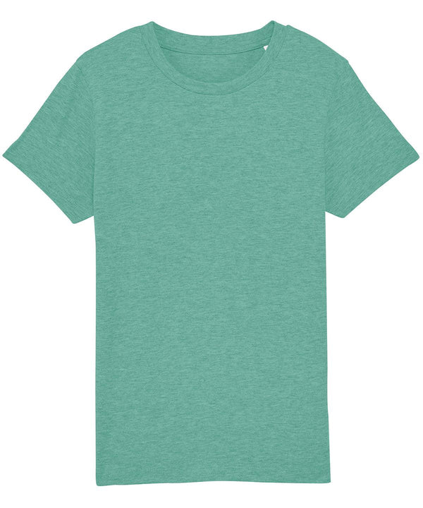 Mid Heather Green - Kids mini Creator iconic t-shirt (STTK909) T-Shirts Stanley/Stella 2022 Spring Edit, Exclusives, Junior, Must Haves, New Colours for 2021, New Colours For 2022, New Colours for 2023, Organic & Conscious, Raladeal - Recently Added, Raladeal - Stanley Stella, Stanley/ Stella, T-Shirts & Vests Schoolwear Centres