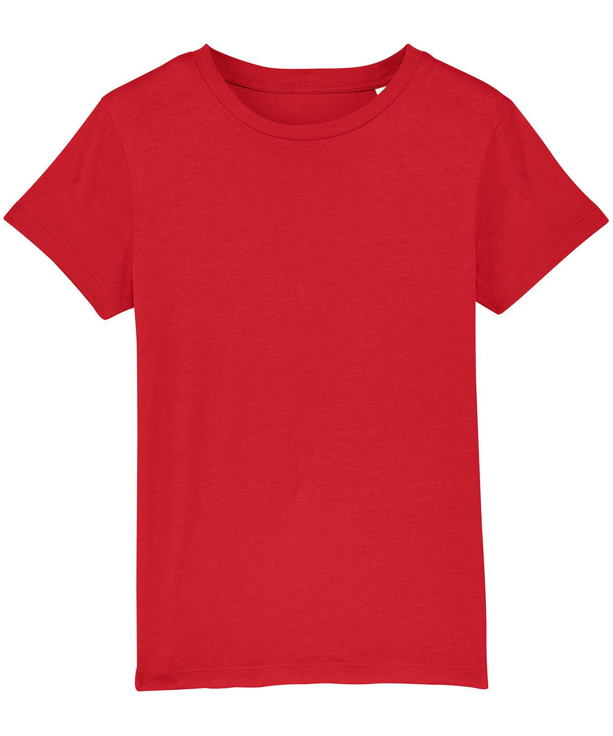 Red - Kids mini Creator iconic t-shirt (STTK909) T-Shirts Stanley/Stella 2022 Spring Edit, Exclusives, Junior, Must Haves, New Colours for 2021, New Colours For 2022, New Colours for 2023, Organic & Conscious, Raladeal - Recently Added, Raladeal - Stanley Stella, Stanley/ Stella, T-Shirts & Vests Schoolwear Centres