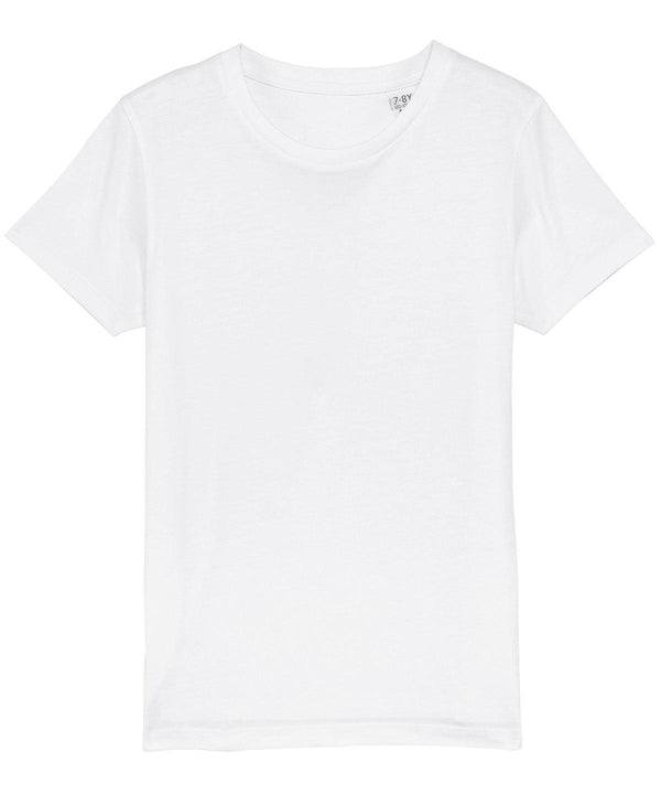 White - Kids mini Creator iconic t-shirt (STTK909) T-Shirts Stanley/Stella 2022 Spring Edit, Exclusives, Junior, Must Haves, New Colours for 2021, New Colours For 2022, New Colours for 2023, Organic & Conscious, Raladeal - Recently Added, Raladeal - Stanley Stella, Stanley/ Stella, T-Shirts & Vests Schoolwear Centres
