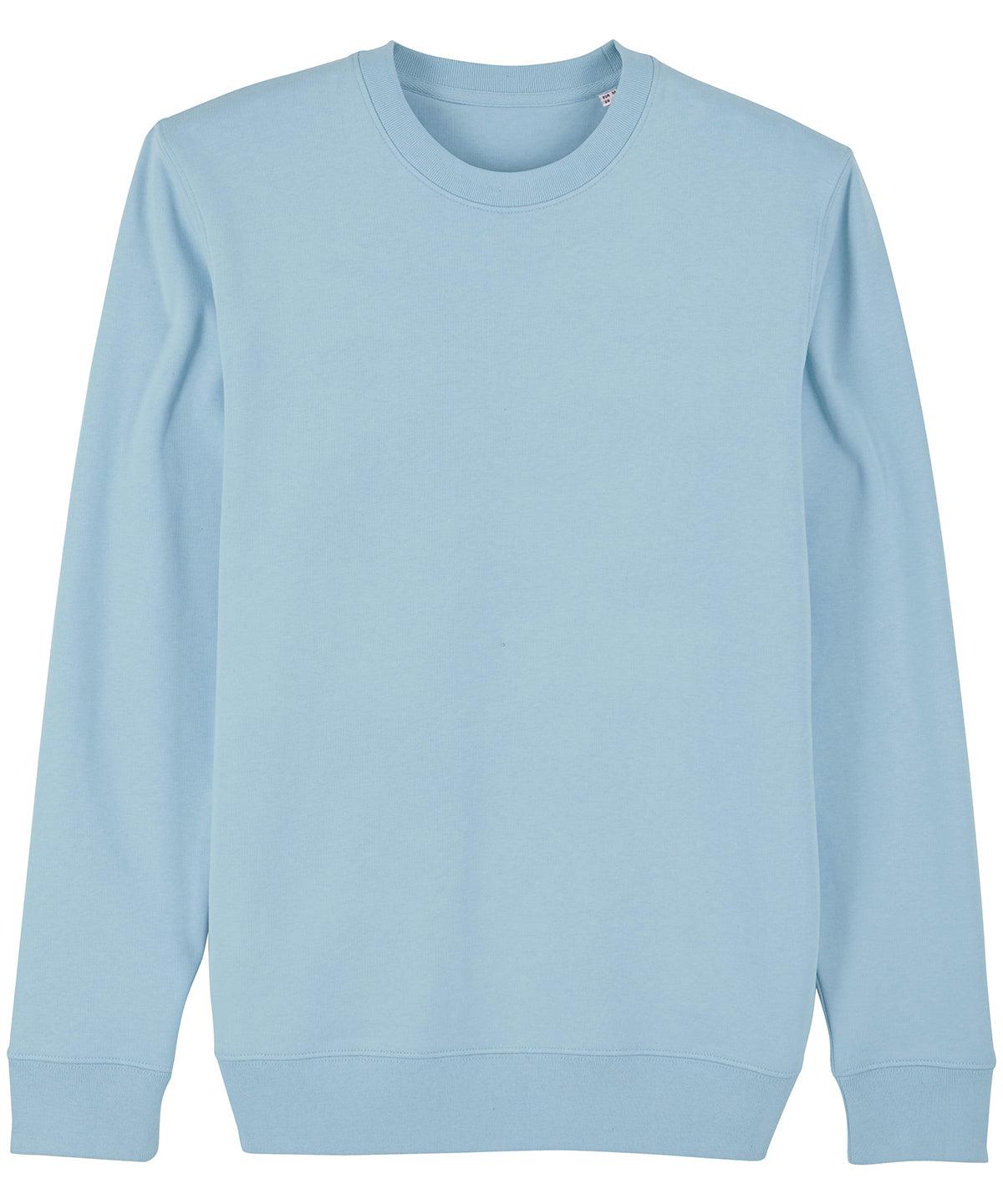 Sky Blue*† - Unisex Changer iconic crew neck sweatshirt (STSU823) Sweatshirts Stanley/Stella Co-ords, Conscious cold weather styles, Exclusives, Merch, Must Haves, New Colours for 2023, Organic & Conscious, Raladeal - Recently Added, Raladeal - Stanley Stella, Recycled, Stanley/ Stella, Sweatshirts, Trending Loungewear Schoolwear Centres