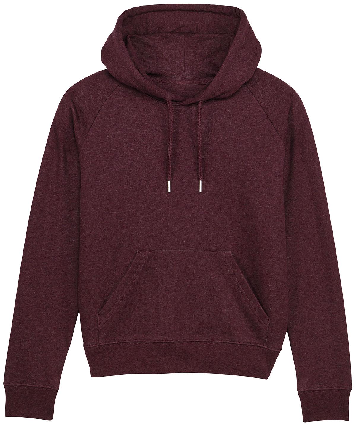 Heather Grape Red - Women's Stella Trigger iconic hoodie sweatshirt (STSW148) Hoodies Stanley/Stella Conscious cold weather styles, Exclusives, Hoodies, Must Haves, New Colours For 2022, Organic & Conscious, Raladeal - Recently Added, Raladeal - Stanley Stella, Recycled, Stanley/ Stella, Women's Fashion Schoolwear Centres