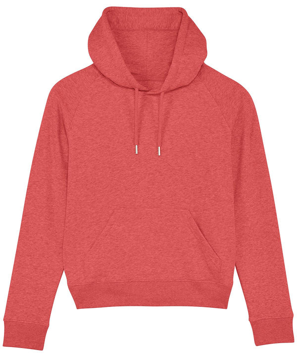 Mid Heather Red - Women's Stella Trigger iconic hoodie sweatshirt (STSW148) Hoodies Stanley/Stella Conscious cold weather styles, Exclusives, Hoodies, Must Haves, New Colours For 2022, Organic & Conscious, Raladeal - Recently Added, Raladeal - Stanley Stella, Recycled, Stanley/ Stella, Women's Fashion Schoolwear Centres