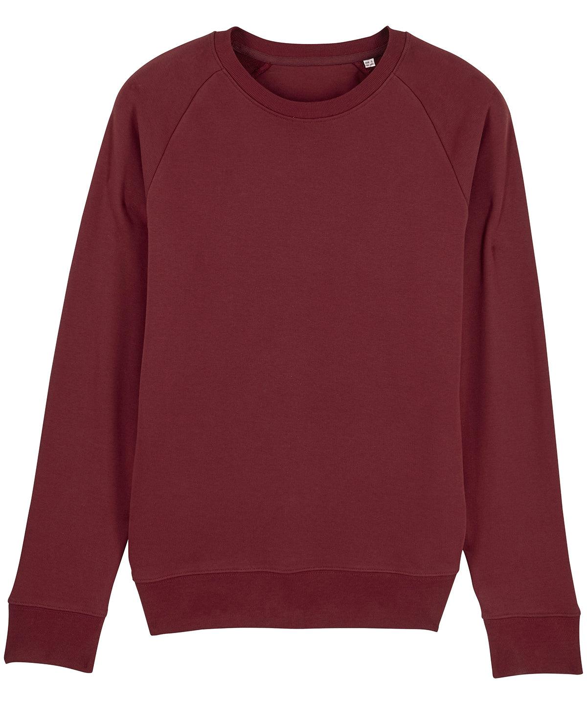 Burgundy - Stroller, unisex iconic crew neck sweatshirt (STSM567) Sweatshirts Stanley/Stella Conscious cold weather styles, Exclusives, Must Haves, New Colours for 2021, New Colours For 2022, New Sizes for 2022, Organic & Conscious, Raladeal - Stanley Stella, Recycled, Stanley/ Stella, Sweatshirts Schoolwear Centres