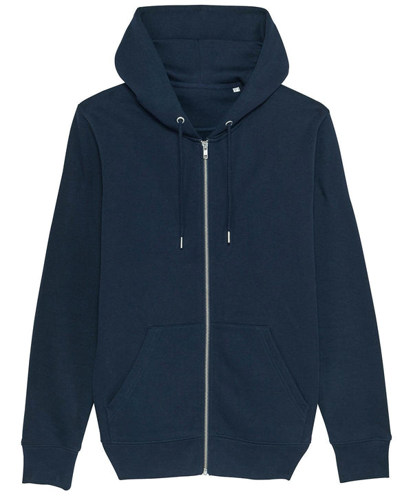 French Navy - Cultivator, unisex iconic zip-thru hoodie sweatshirt (STSM566) Hoodies Stanley/Stella Conscious cold weather styles, Exclusives, Hoodies, Must Haves, New Colours for 2021, New Colours For 2022, Organic & Conscious, Raladeal - Recently Added, Recycled Schoolwear Centres