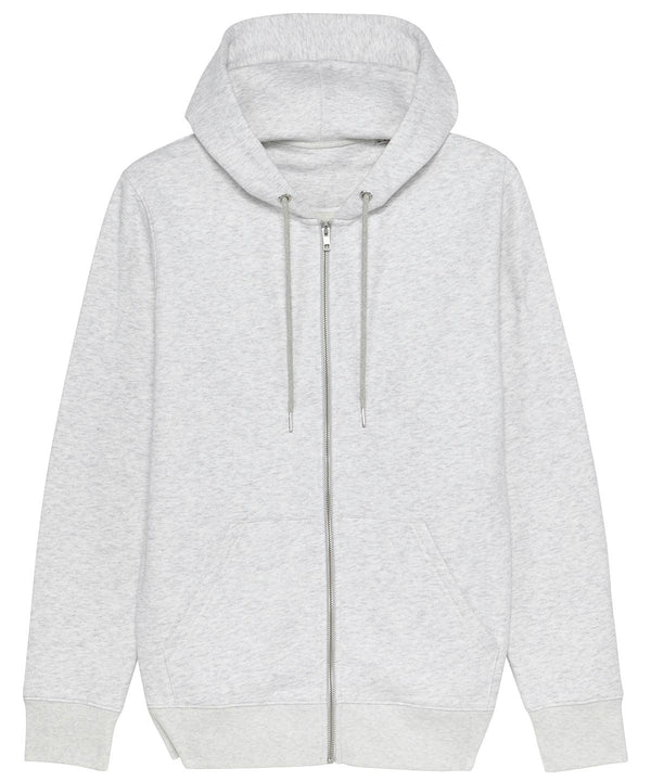 Heather Ash - Cultivator, unisex iconic zip-thru hoodie sweatshirt (STSM566) Hoodies Stanley/Stella Conscious cold weather styles, Exclusives, Hoodies, Must Haves, New Colours for 2021, New Colours For 2022, Organic & Conscious, Raladeal - Recently Added, Recycled Schoolwear Centres
