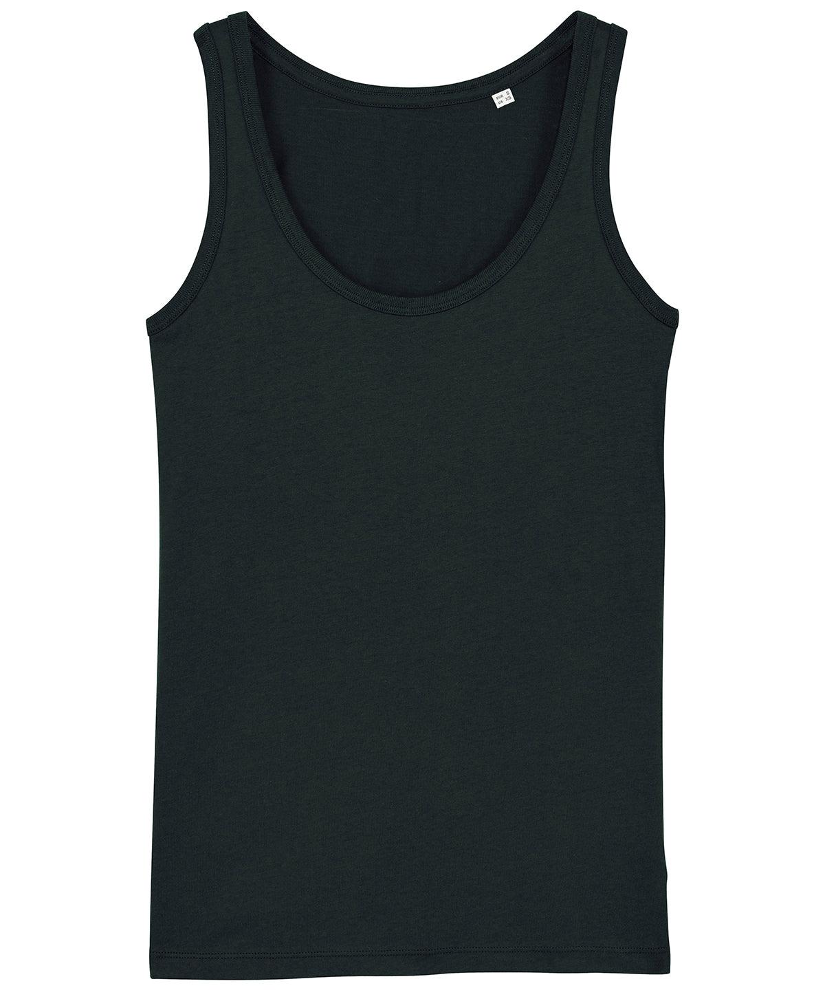 Black* - Women's Stella Dreamer iconic tank top (STTW013) Vests Stanley/Stella Exclusives, Must Haves, Organic & Conscious, Raladeal - Recently Added, Raladeal - Stanley Stella, T-Shirts & Vests, Women's Fashion Schoolwear Centres