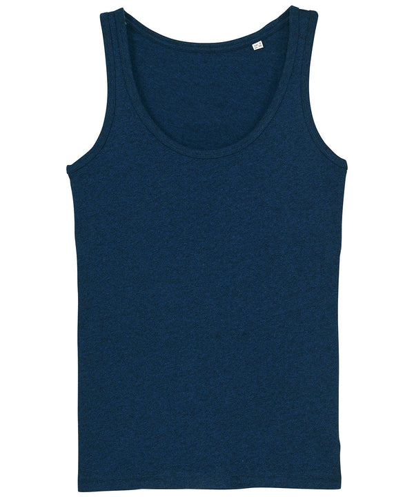 Black Heather Blue - Women's Stella Dreamer iconic tank top (STTW013) Vests Stanley/Stella Exclusives, Must Haves, Organic & Conscious, Raladeal - Recently Added, Raladeal - Stanley Stella, T-Shirts & Vests, Women's Fashion Schoolwear Centres