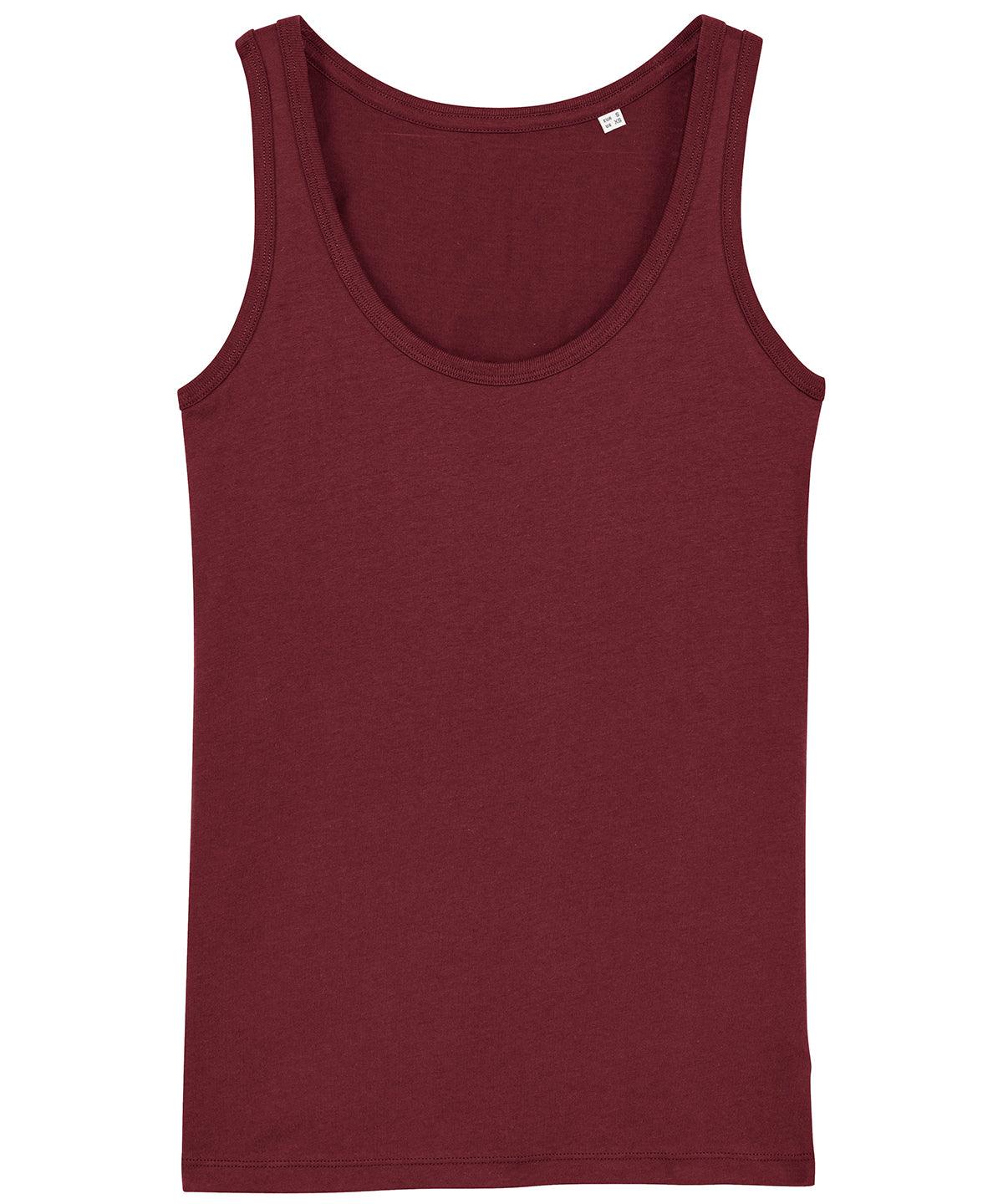 Burgundy - Women's Stella Dreamer iconic tank top (STTW013) Vests Stanley/Stella Exclusives, Must Haves, Organic & Conscious, Raladeal - Recently Added, Raladeal - Stanley Stella, T-Shirts & Vests, Women's Fashion Schoolwear Centres