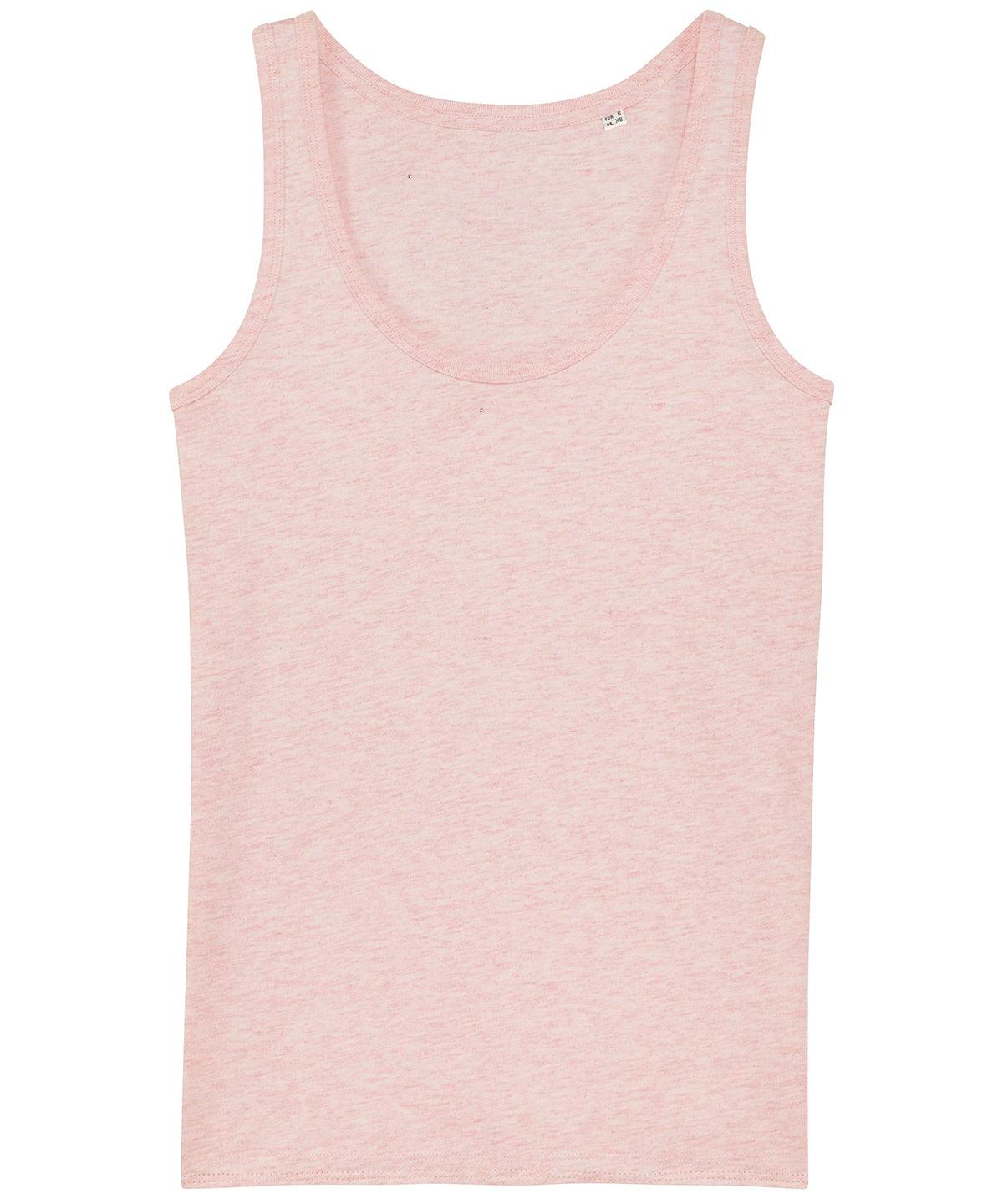 Cream Heather Pink - Women's Stella Dreamer iconic tank top (STTW013) Vests Stanley/Stella Exclusives, Must Haves, Organic & Conscious, Raladeal - Recently Added, Raladeal - Stanley Stella, T-Shirts & Vests, Women's Fashion Schoolwear Centres