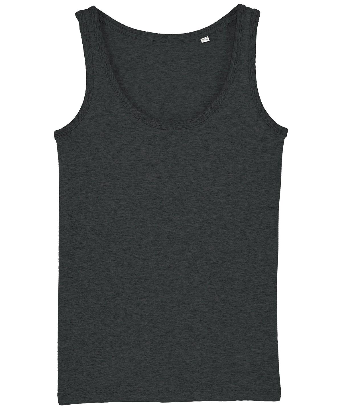 Dark Heather Grey - Women's Stella Dreamer iconic tank top (STTW013) Vests Stanley/Stella Exclusives, Must Haves, Organic & Conscious, Raladeal - Recently Added, Raladeal - Stanley Stella, T-Shirts & Vests, Women's Fashion Schoolwear Centres