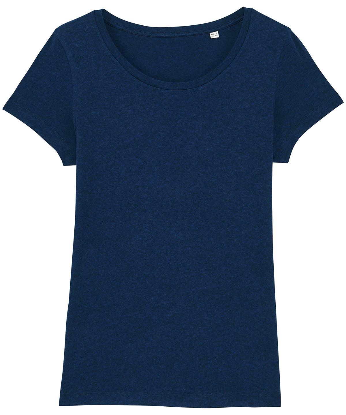 Black Heather Blue - Women's Stella Lover iconic t-shirt (STTW017) T-Shirts Stanley/Stella Exclusives, Organic & Conscious, T-Shirts & Vests, Women's Fashion Schoolwear Centres