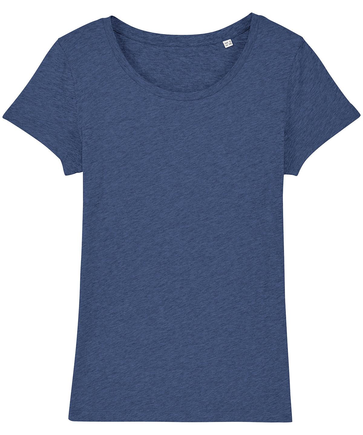 Dark Heather Indigo - Women's Stella Lover iconic t-shirt (STTW017) T-Shirts Stanley/Stella Exclusives, Organic & Conscious, T-Shirts & Vests, Women's Fashion Schoolwear Centres