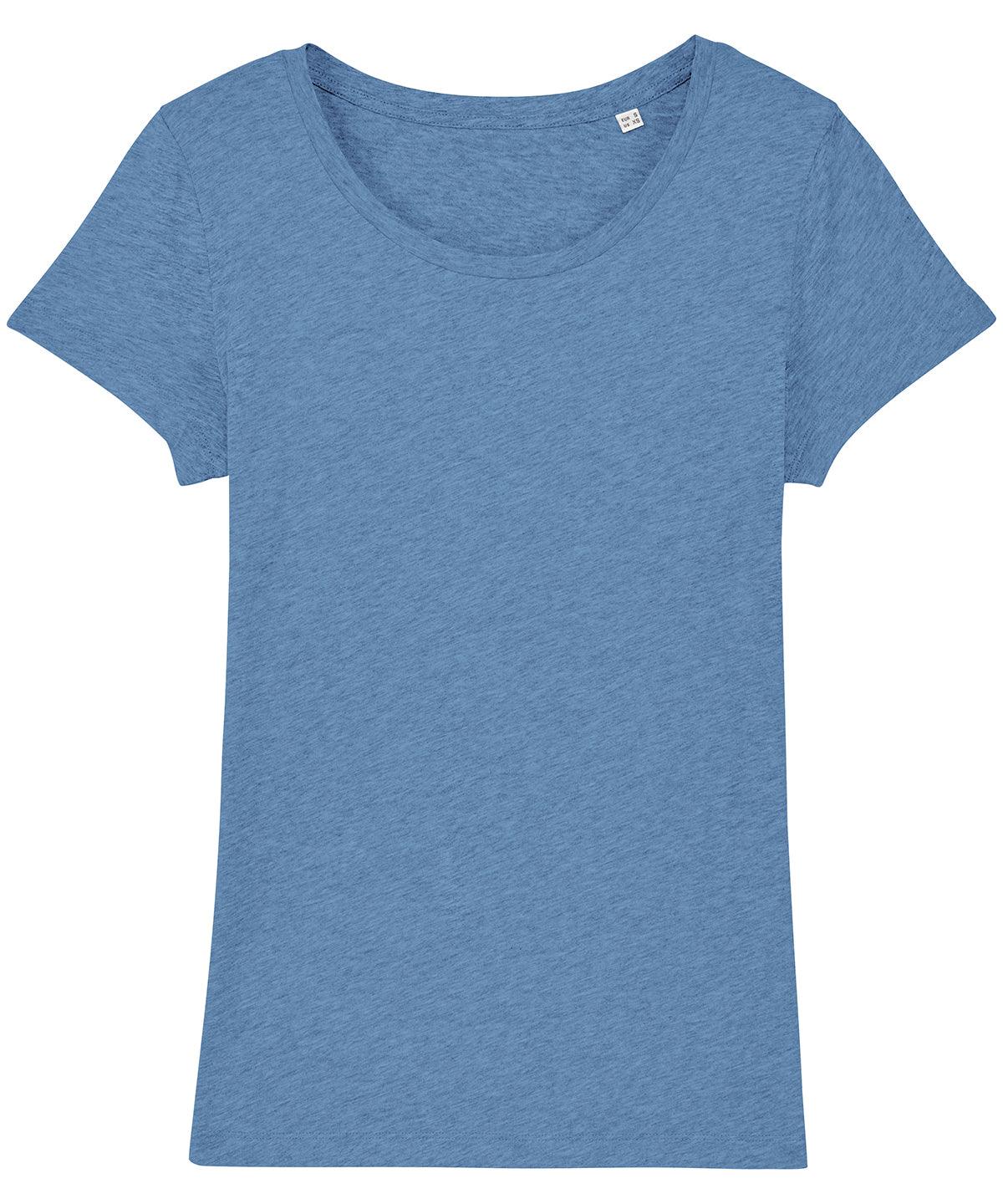 Mid Heather Blue - Women's Stella Lover iconic t-shirt (STTW017) T-Shirts Stanley/Stella Exclusives, Organic & Conscious, T-Shirts & Vests, Women's Fashion Schoolwear Centres