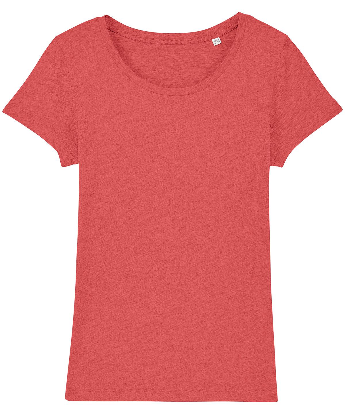 Mid Heather Red - Women's Stella Lover iconic t-shirt (STTW017) T-Shirts Stanley/Stella Exclusives, Organic & Conscious, T-Shirts & Vests, Women's Fashion Schoolwear Centres