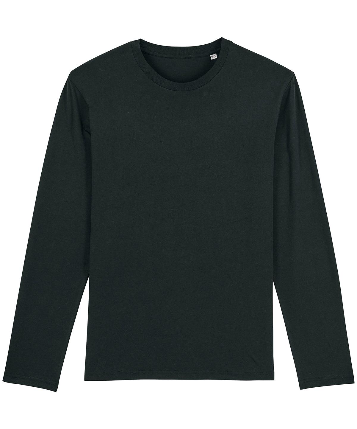 Black* - Stanley Shuffler iconic long sleeve t-shirt (STTM560) T-Shirts Stanley/Stella Exclusives, Must Haves, Organic & Conscious, Plus Sizes, T-Shirts & Vests Schoolwear Centres