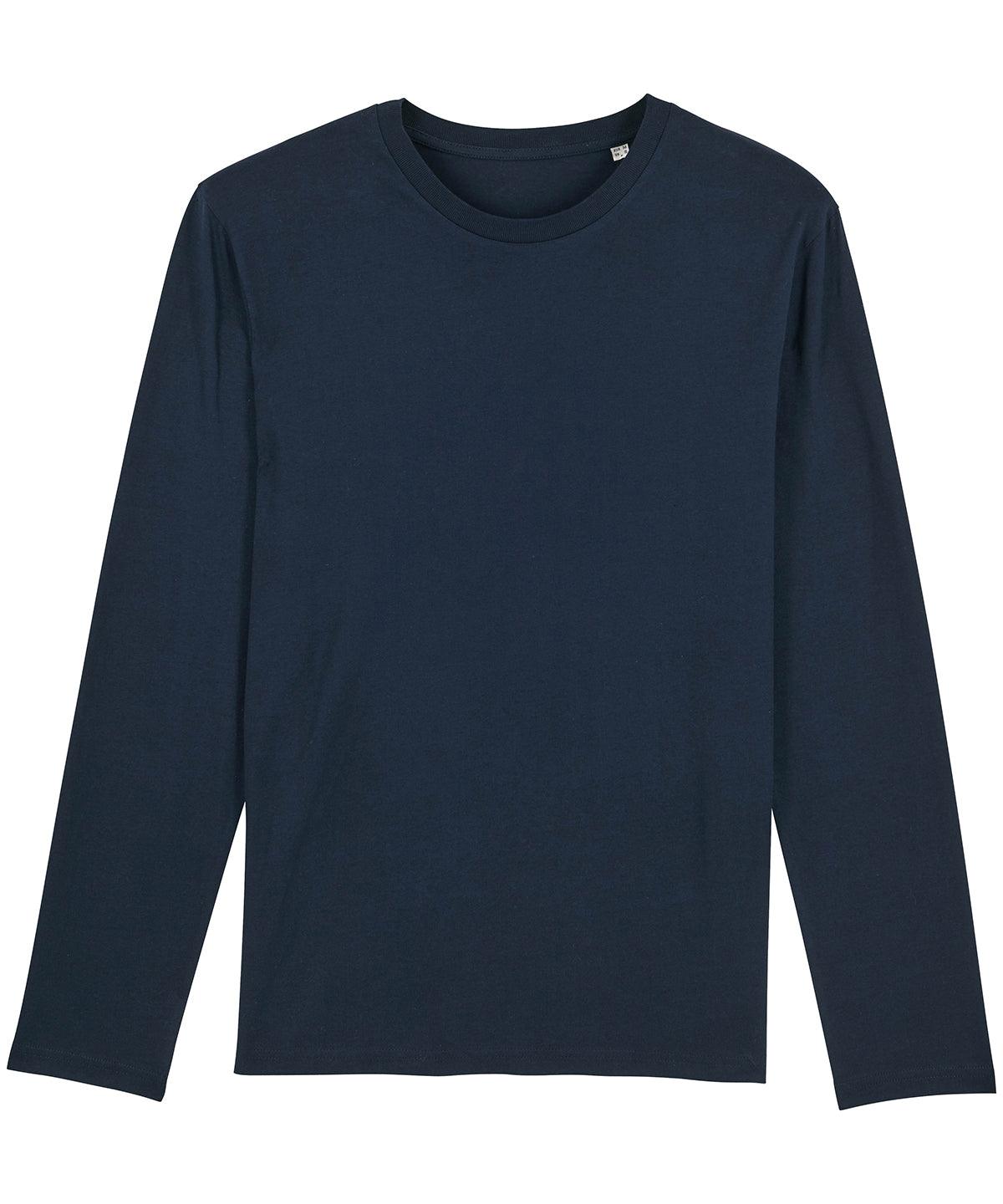 French Navy* - Stanley Shuffler iconic long sleeve t-shirt (STTM560) T-Shirts Stanley/Stella Exclusives, Must Haves, Organic & Conscious, Plus Sizes, T-Shirts & Vests Schoolwear Centres