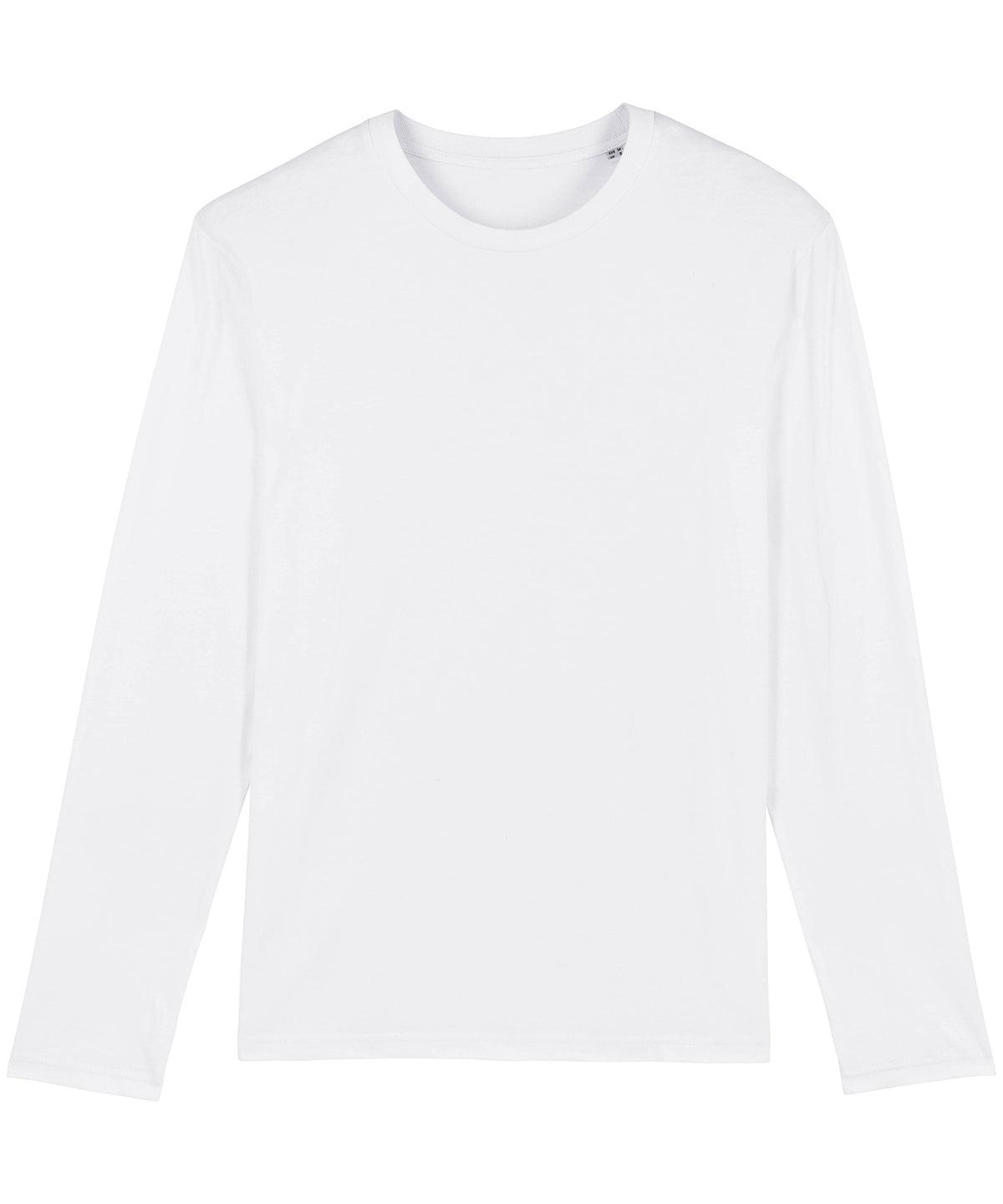 White* - Stanley Shuffler iconic long sleeve t-shirt (STTM560) T-Shirts Stanley/Stella Exclusives, Must Haves, Organic & Conscious, Plus Sizes, T-Shirts & Vests Schoolwear Centres