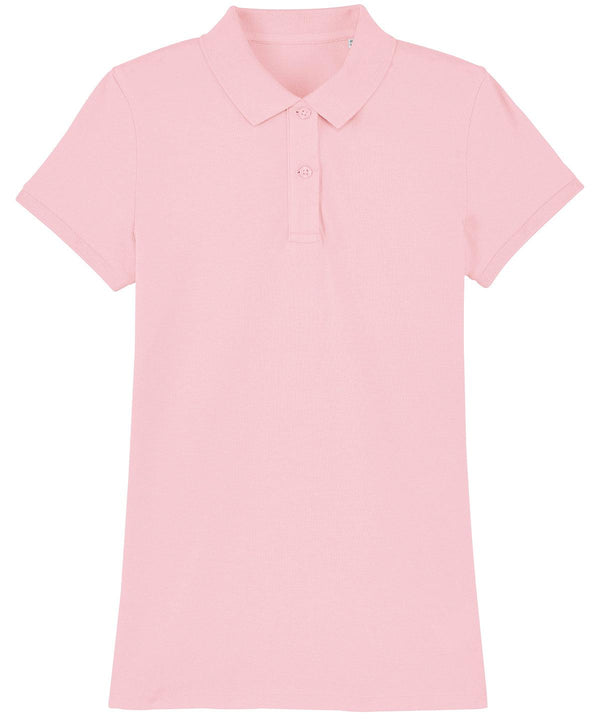 Cotton Pink - Women's Stella Devoter polo (STPW034) Polos Stanley/Stella Exclusives, New Colours for 2021, Organic & Conscious, Polos & Casual, Women's Fashion Schoolwear Centres