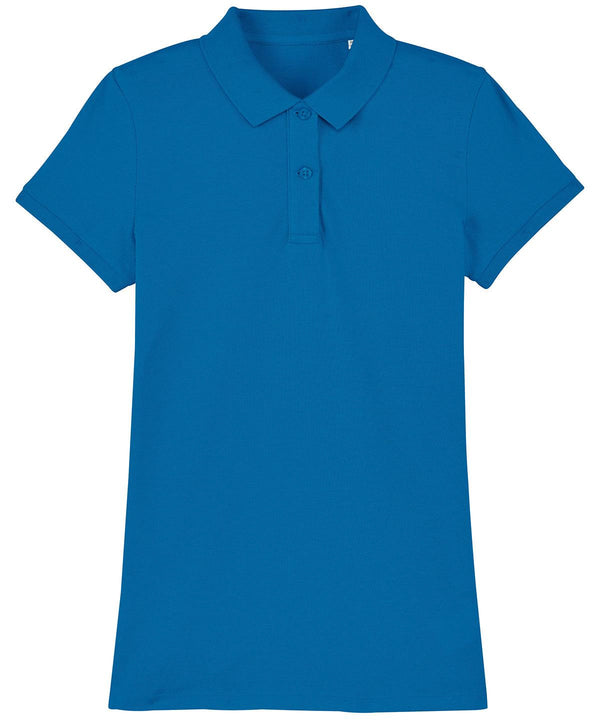 Royal Blue - Women's Stella Devoter polo (STPW034) Polos Stanley/Stella Exclusives, New Colours for 2021, Organic & Conscious, Polos & Casual, Women's Fashion Schoolwear Centres