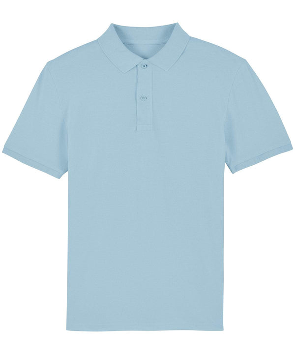 Sky Blue - Stanley Dedicator iconic polo (STPM563) Polos Stanley/Stella Exclusives, New Colours for 2021, Organic & Conscious, Plus Sizes, Polos & Casual Schoolwear Centres
