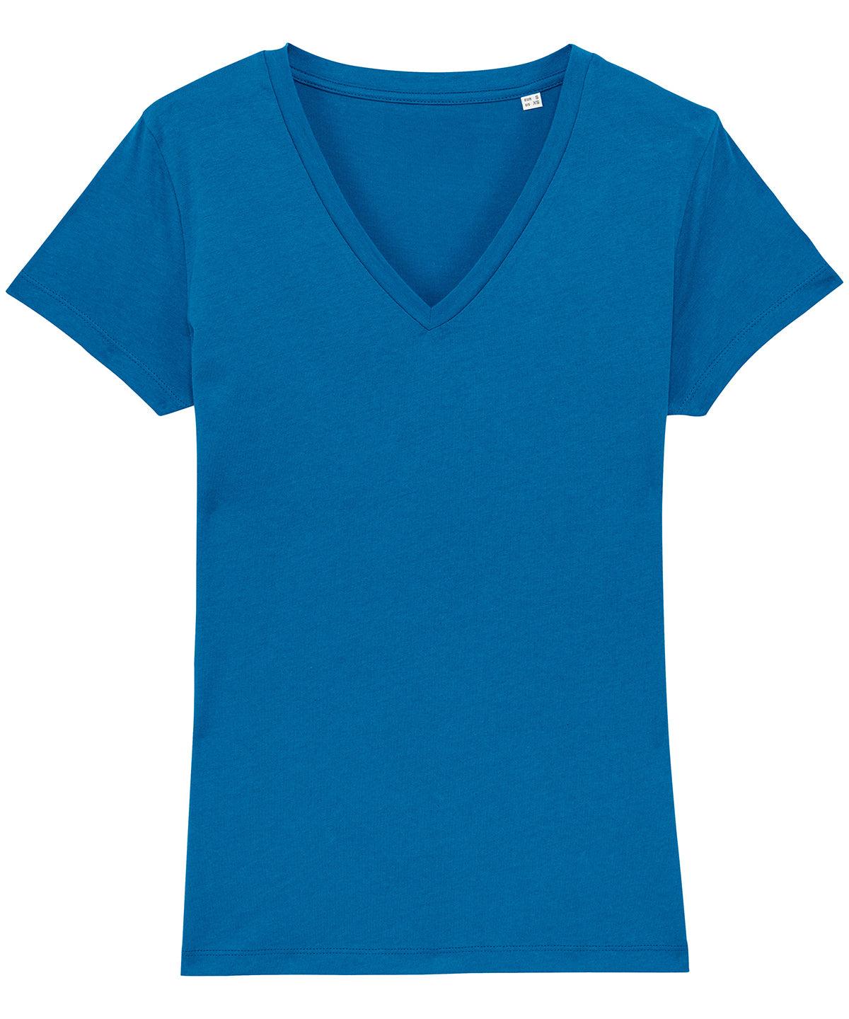 Royal Blue* - Women's Stella Evoker v-neck t-shirt (STTW023) T-Shirts Stanley/Stella Exclusives, Must Haves, Organic & Conscious, Raladeal - Stanley Stella, T-Shirts & Vests, Women's Fashion Schoolwear Centres