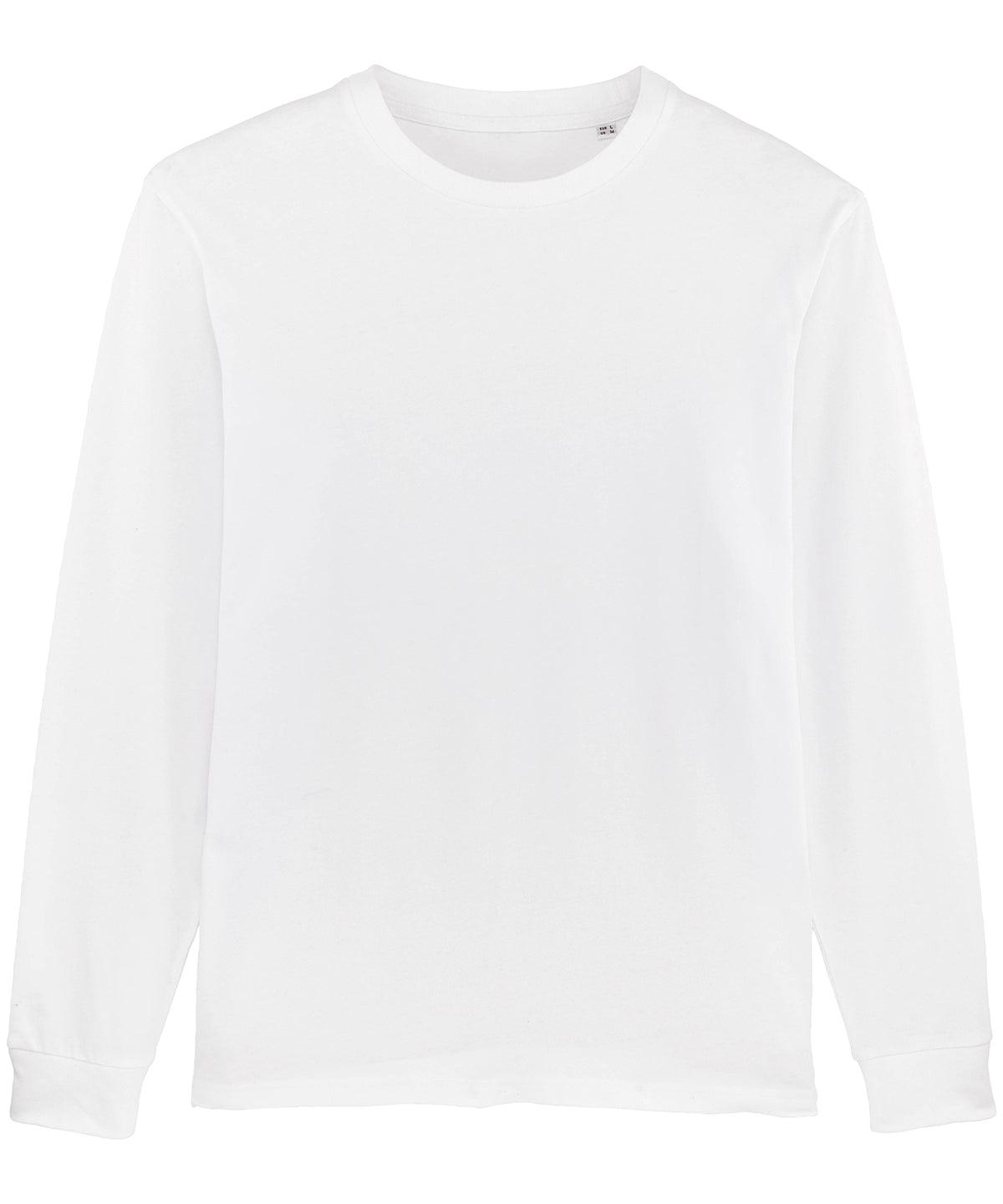 White - Shifts dry, Unisex dry hand feeling long sleeve t-shirt (STTM558) T-Shirts Stanley/Stella Exclusives, Must Haves, Organic & Conscious, T-Shirts & Vests Schoolwear Centres