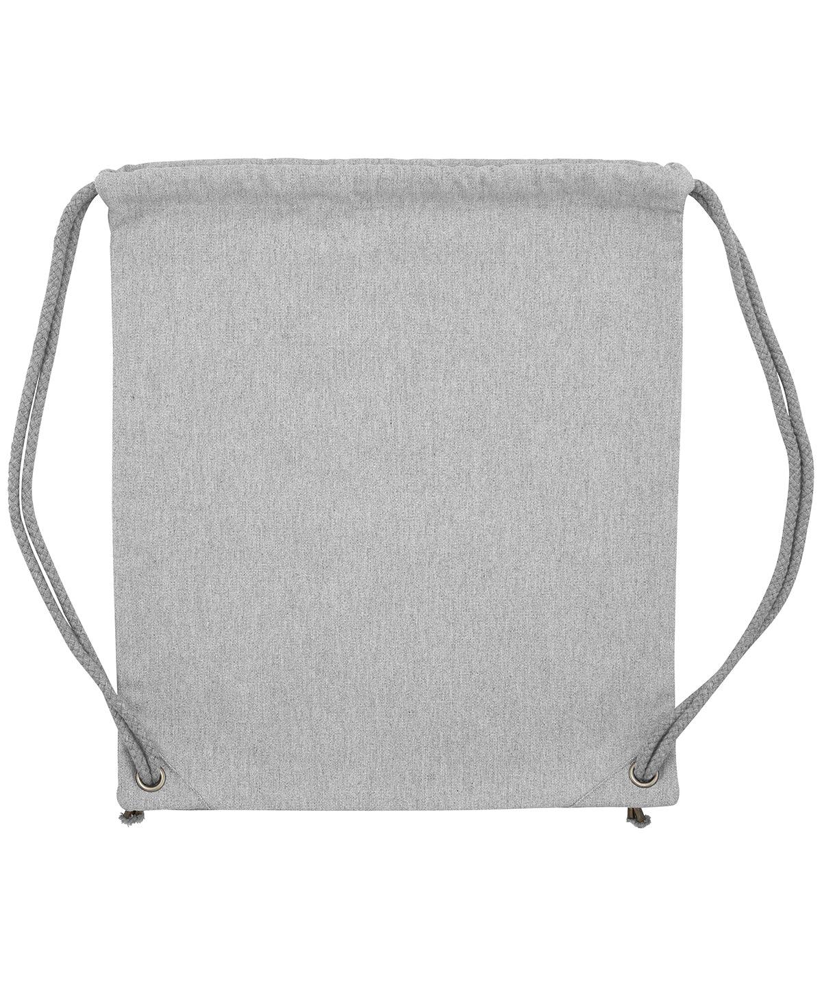 Heather Grey - Woven gym bag (STAU763) Bags Stanley/Stella Bags & Luggage, Exclusives, Organic & Conscious, Recycled Schoolwear Centres