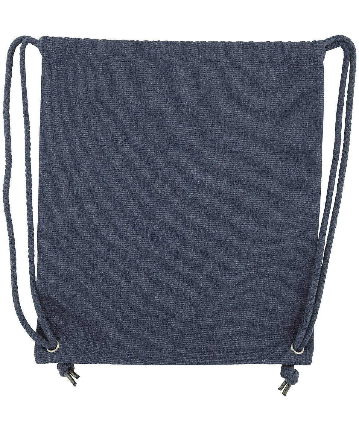 Midnight Blue - Woven gym bag (STAU763) Bags Stanley/Stella Bags & Luggage, Exclusives, Organic & Conscious, Recycled Schoolwear Centres