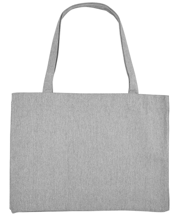 Heather Grey - Woven shopping bag (STAU762) Bags Stanley/Stella Bags & Luggage, Exclusives, Must Haves, Organic & Conscious, Recycled, Summer Accessories Schoolwear Centres